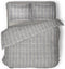 LINNICK Dekbedovertrek Katoen Bracken - grey - 200x200/220cm - tweepersoons