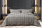 LINNICK Dekbedovertrek Katoen Bracken - grey - 200x200/220cm - tweepersoons