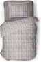LINNICK Dekbedovertrek Katoen Bracken - white - 140x200/220cm - 1 persoons