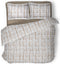 LINNICK Dekbedovertrek katoen Bracken - white - 240x200/220cm - lits jumeaux