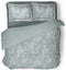 LINNICK Dekbedovertrek Katoen Exotic Jungle - zee blauw - 200x200/220cm - tweepersoons