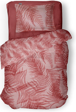 LINNICK Dekbedovertrek Katoen Fable Trail - pink - 140x200/220cm - 1 persoons