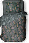 LINNICK Dekbedovertrek Katoen Foxglove - forest green - 140x200/220cm - 1 persoons