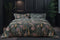 LINNICK Dekbedovertrek Katoen Foxglove - forest green - 200x200/220cm - tweepersoons
