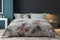 LINNICK Dekbedovertrek katoen Gretal Bloom - lilac - 240x200/220cm - lits jumeaux