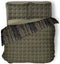 LINNICK Dekbedovertrek katoen Luxe Herringbone - black - 240x200/220cm - lits jumeaux