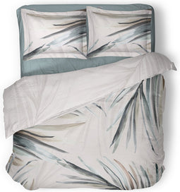 LINNICK Dekbedovertrek Katoen Lyme Grass - beige - 200x200/220cm - tweepersoons