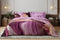 LINNICK Dekbedovertrek Katoen Marble Shape - pink - 140x200/220cm - 1 persoons