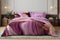 LINNICK Dekbedovertrek Katoen Marble Shape - pink - 200x200/220cm - tweepersoons