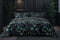 LINNICK Dekbedovertrek Katoen Midnight Forest - green - 200x200/220cm - tweepersoons