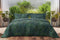 LINNICK Dekbedovertrek Katoen Moriko Leaf - green - 140x200/220cm - 1 persoons