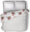 LINNICK Dekbedovertrek Katoen Raspberry - white - 200x200/220cm - tweepersoons