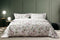 LINNICK Dekbedovertrek Katoen Trail Yard - white - 140x200/220cm - 1 persoons