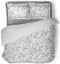 LINNICK Dekbedovertrek katoen Trail Yard - white - 240x200/220cm - lits jumeaux
