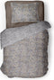 LINNICK Dekbedovertrek Katoen Willow - grey - 140x200/220cm - 1 persoons