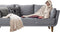 Linnick Flanel Fleece Deken + Hoodie met Capuchon Croco - shady sand - 140x200cm - 130x180cm - Plaid