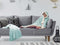 Linnick Flanel Fleece Deken + Hoodie met Capuchon Croco - soft green - 140x200cm - 130x180cm - Plaid