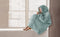 LINNICK Flanel Fleece Hoodie - Fleece Deken met Mouwen - Croco Mint Groen - Deken met Mouwen - Fleece Deken - Hoodie Heren - Hoodie Dames - Hoodies - Hoodie Deken