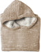LINNICK Flanel Fleece Hoodie - Fleece Deken met Mouwen - Croco Zand - Deken met Mouwen - Fleece Deken - Hoodie Heren - Hoodie Dames - Hoodies - Hoodie Deken