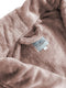 LINNICK Flanel Fleece Uni Badjas - Light Pink - M - Badjas Dames - Badjas Heren