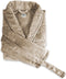 LINNICK Flanel Fleece Uni Badjas - Shady Sand - XL - Badjas Dames - Badjas Heren