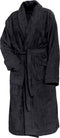 LINNICK Pure Badjas Velours - 100% Katoen - Black - Maat L - Badjas Dames - Badjas Heren