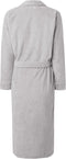 LINNICK Pure Badjas Velours - 100% Katoen - Light Grey - Maat S - Badjas Dames - Badjas Heren