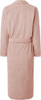 LINNICK Pure Badjas Velours - 100% Katoen - Light Pink - Maat L - Badjas Dames - Badjas Heren