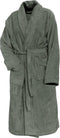 LINNICK Pure Badjas Velours - 100% Katoen - Olive Green - Maat XL - Badjas Dames - Badjas Heren