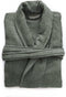LINNICK Pure Badjas Velours - 100% Katoen - Olive Green - Maat XXL - Badjas Dames - Badjas Heren