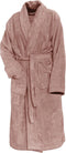 LINNICK Pure Badjas Velours - 100% Katoen - Rose - Maat L - Badjas Dames - Badjas Heren