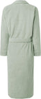 LINNICK Pure Badjas Velours - 100% Katoen - Soft Green - Maat L - Badjas Dames - Badjas Heren