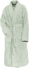 LINNICK Pure Badjas Velours - 100% Katoen - Soft Green - Maat XL - Badjas Dames - Badjas Heren