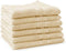 LINNICK Pure Handdoeken Set - 100% Katoen - Ivory - 60x110cm - Per 6 Stuks