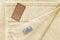 LINNICK Pure Handdoeken Set - 100% Katoen - Ivory - 60x110cm - Per 6 Stuks