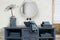 LINNICK Pure Handdoeken Set - 100% Katoen - Ocean Blue - 60x110cm - Per 4 Stuks