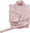 LINNICK Wafel Badjas - Badjas Velours Katoen - maat L - Light Pink - Badjas Dames - Badjas Heren