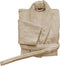 LINNICK Wafel Badjas - Badjas Velours Katoen - maat L - Sand - Badjas Dames - Badjas Heren