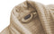 LINNICK Wafel Badjas - Badjas Velours Katoen - maat M - Sand - Badjas Dames - Badjas Heren