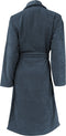 LINNICK Wafel Badjas - Badjas Velours Katoen - maat S - Ocean Blue - Badjas Dames - Badjas Heren