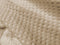 LINNICK Wafel Badjas - Badjas Velours Katoen - maat S - Sand - Badjas Dames - Badjas Heren
