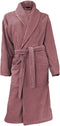 LINNICK Wafel Badjas - Badjas Velours Katoen - maat XXL - Rose - Badjas Dames - Badjas Heren