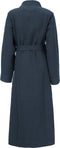 LINNICK Wafel Badjas - Maat M - Ocean Blue - Sauna badjas - 100% Katoen Badjas Dames - Badjas Heren