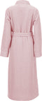 LINNICK Wafel Badjas - Maat S - Light Pink - Sauna badjas - 100% Katoen Badjas Dames - Badjas Heren