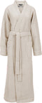 LINNICK Wafel Badjas - Maat S - Sand - Sauna badjas - 100% Katoen Badjas Dames - Badjas Heren