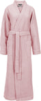 LINNICK Wafel Badjas - Maat XL - Light Pink - Sauna badjas - 100% Katoen Badjas Dames - Badjas Heren