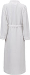 LINNICK Wafel Badjas - Maat XXL - White - Sauna badjas - 100% Katoen Badjas Dames - Badjas Heren