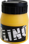 Linoleum verf, geel, 250 ml