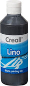 Linoleumverf creall lino zwart 250ml | Fles a 250 milliliter | 6 stuks