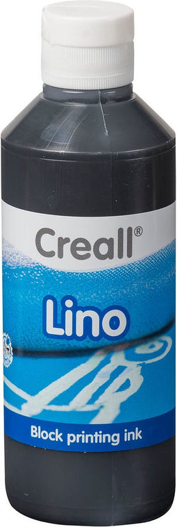 Linoleumverf creall lino zwart 250ml | Fles a 250 milliliter